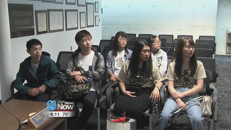 Visitors from sister city Harima-cho, Japan explore Lima 1.jpg