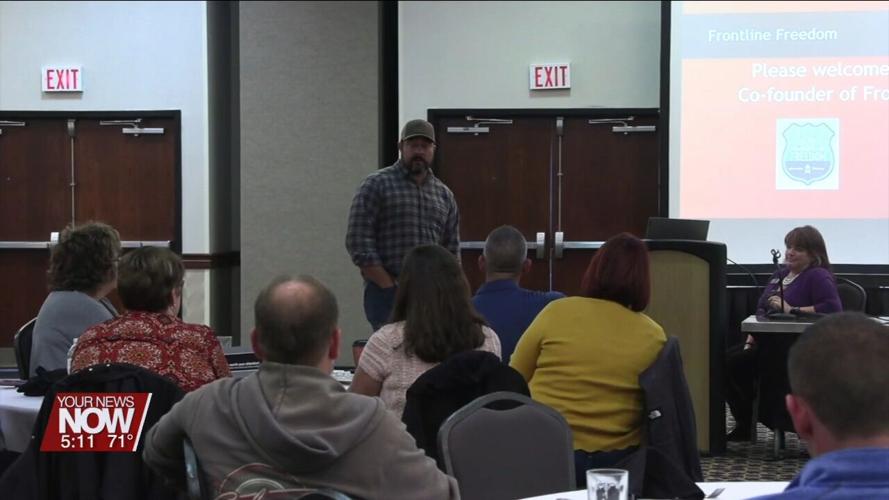 Chief Andy Heffner talks fire safety at West Central Ohio Safety Council meeting