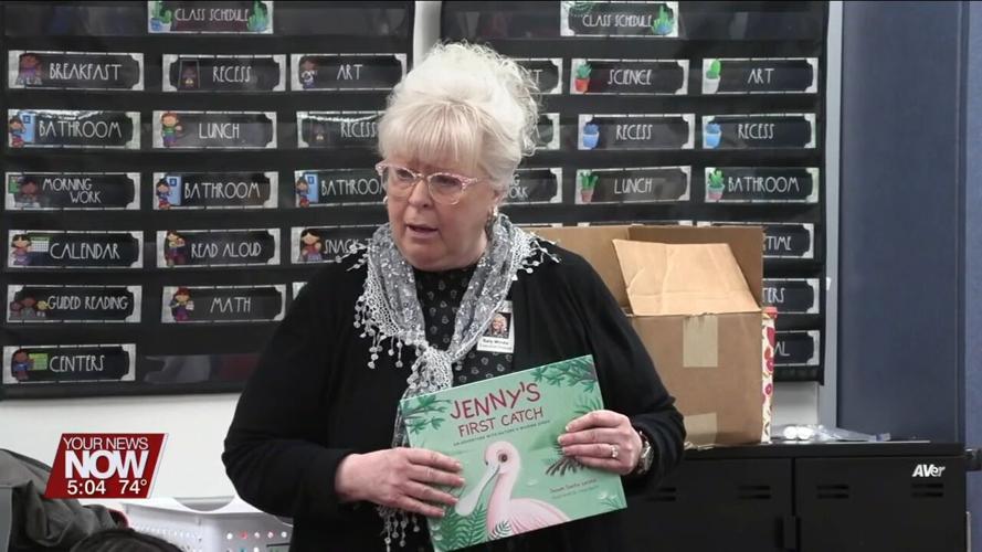 Children's book donated to kindergarteners in honor of teacher Jenny Wandell