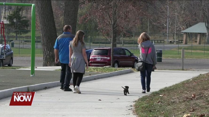 Faurot park visitors enjoy one of the last nice days of the year