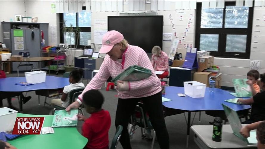 Children's book donated to kindergarteners in honor of teacher Jenny Wandell