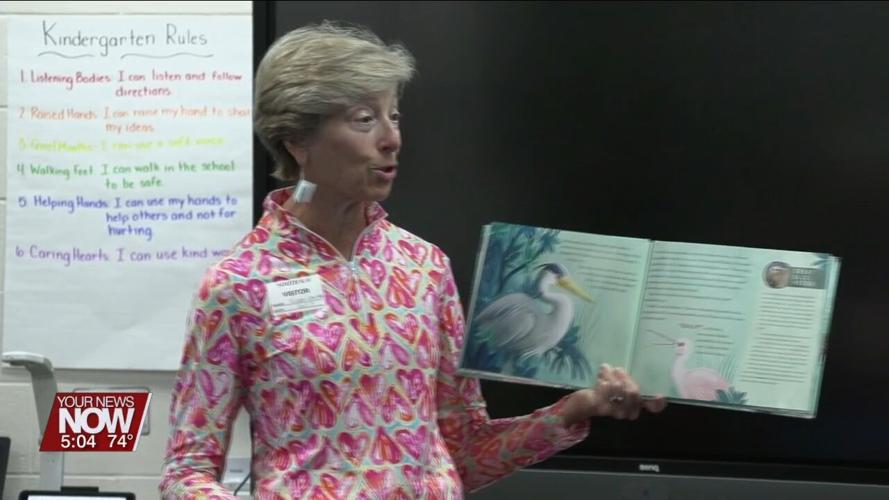 Children's book donated to kindergarteners in honor of teacher Jenny Wandell