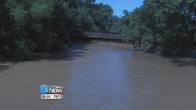 USGS monitoring river levels along the Blanchard River