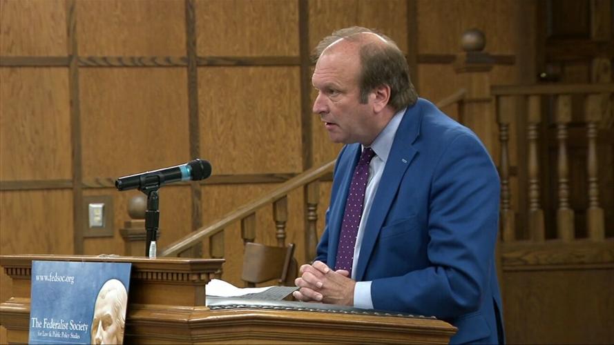 Justice Pat DeWine speaks about The Role of Justice to Ohio Northern University students