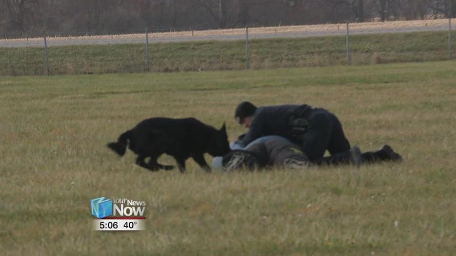 Students win experience to see a day in the life of police and K9 training