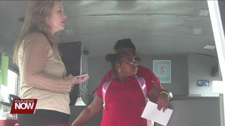 Spartan Ride bringing books and other educational items to Lima City Schools students