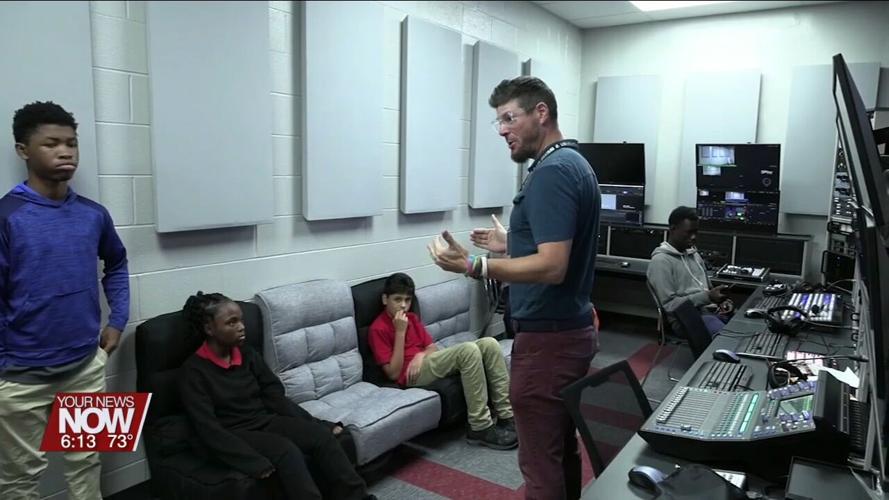 Middle School students get the opportunity to see Lima Senior's audio engineering technology program