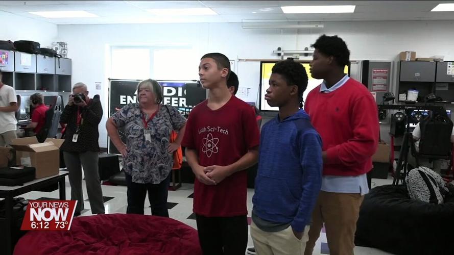 Middle School students get the opportunity to see Lima Senior's audio engineering technology program