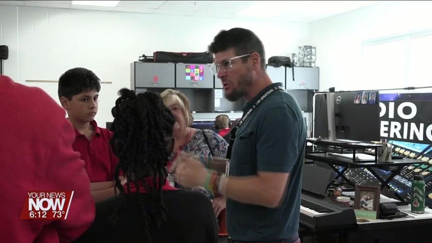Middle School students get the opportunity to see Lima Senior's audio engineering technology program