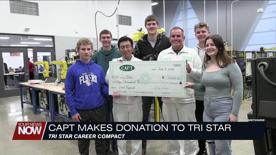 CAPT hands over final check for their total $200,000 donation to Tri Star