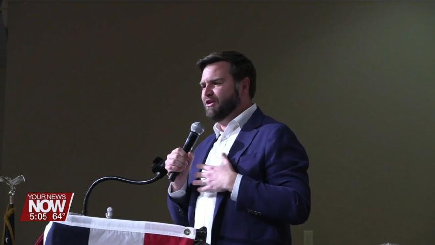 Inflation on the mind of U.S. Senate candidate JD Vance as he makes a campaign stop in Lima