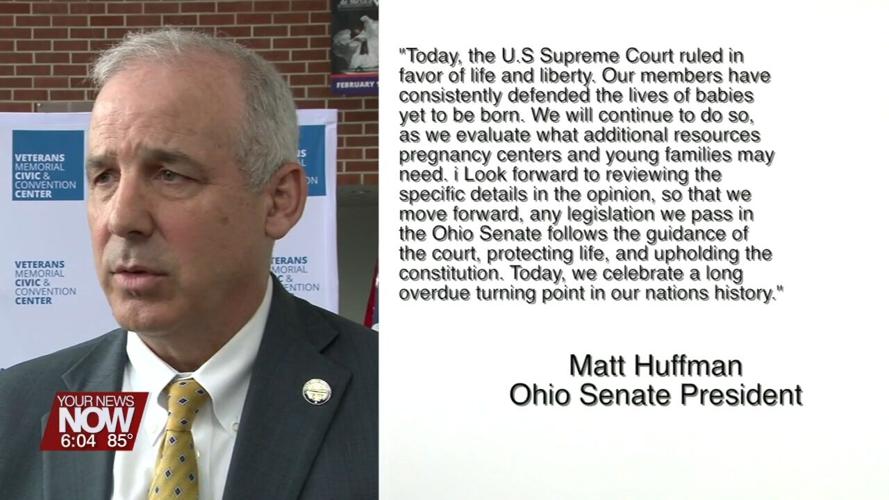 Ohio political leaders react to Roe V. Wade overturn by the United States Supreme Court