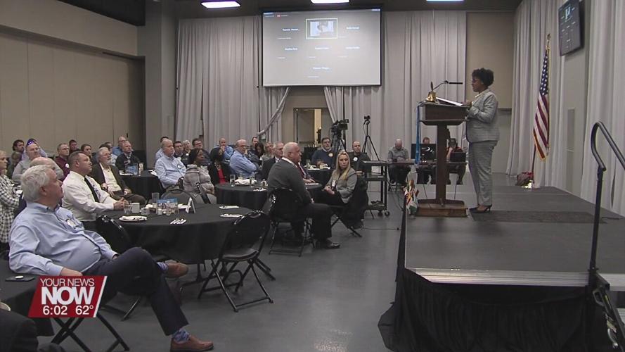 It was her first "State of the City" as Mayor Sharetta Smith addresses the Lima Rotary Club on Monday
