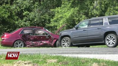 Two vehicle accident in northern Allen County injures four