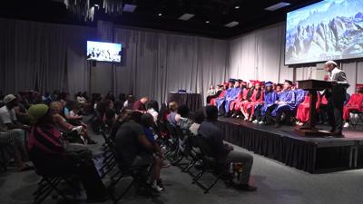 Heir Force Community School celebrates eighth graders at middle school graduation ceremony