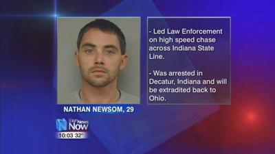 Indiana man arrested after high speed chase