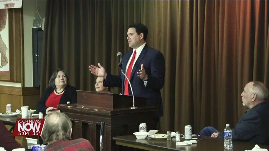 Senator McColley speaks on Ohio's potential energy problem at Allen County Republican Luncheon