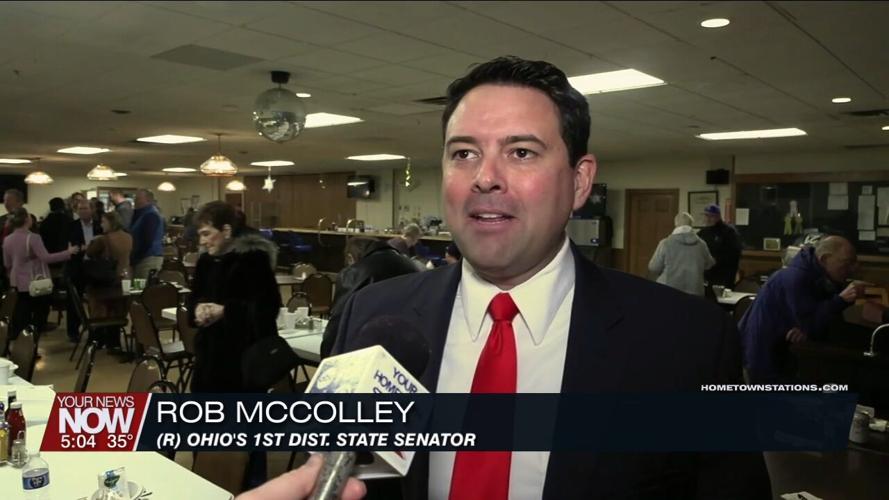 Senator McColley speaks on Ohio's potential energy problem at Allen County Republican Luncheon