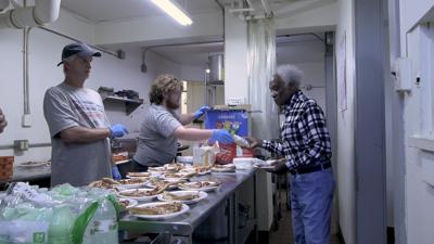 Little Caesars "Love Kitchen" serves free meals at Lima Rescue Mission