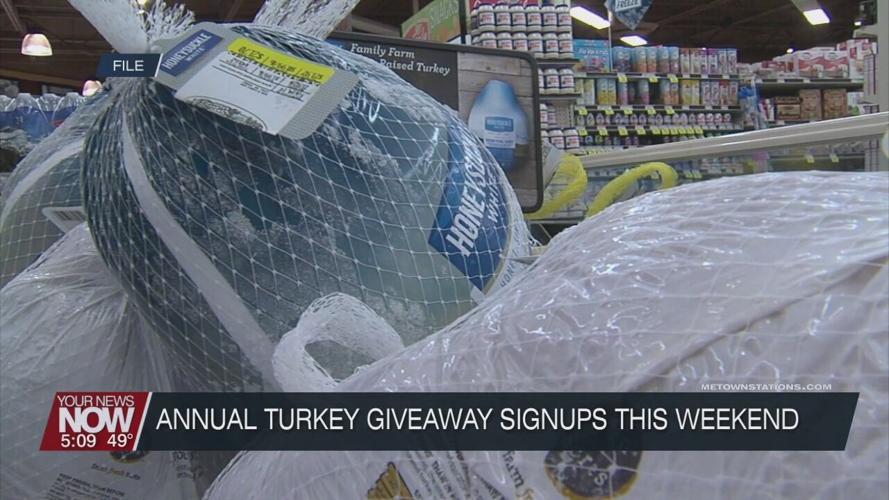 Lima Annual Turkey Giveaway signups this Saturday