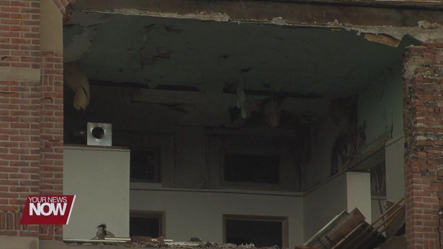 Downtown Delphos buildings undergoing demolition