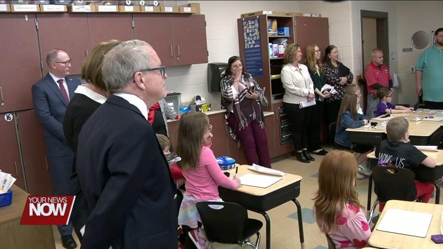 Cridersville Elementary School welcomes Ohio Governor and First Lady where they discuss the science of reading