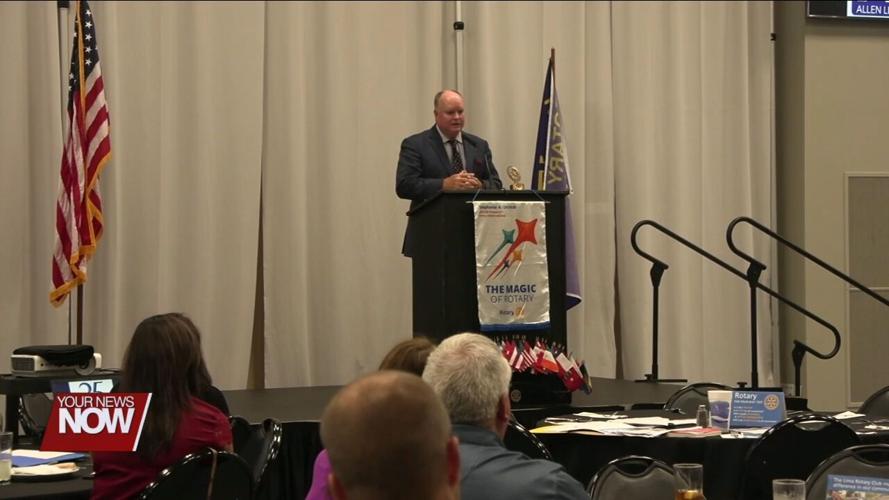 Lima Rotary Club hears about the benefits of Allen Lima Leadership program
