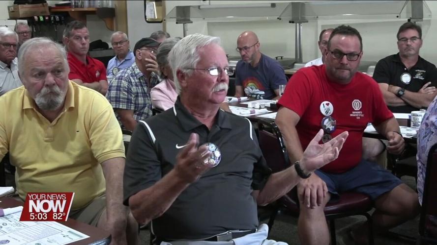 Congressman Jim Jordan speaks to Wapakoneta Breakfast Optimist Club