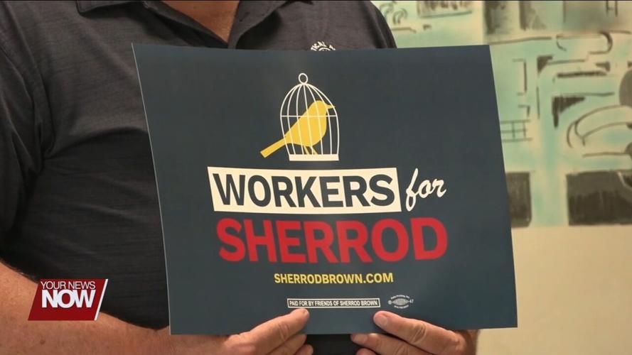 Area labor leaders show their support as Workers for Sherrod tour comes to Lima