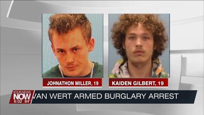 Two were arrested in May for armed burglary in Van Wert