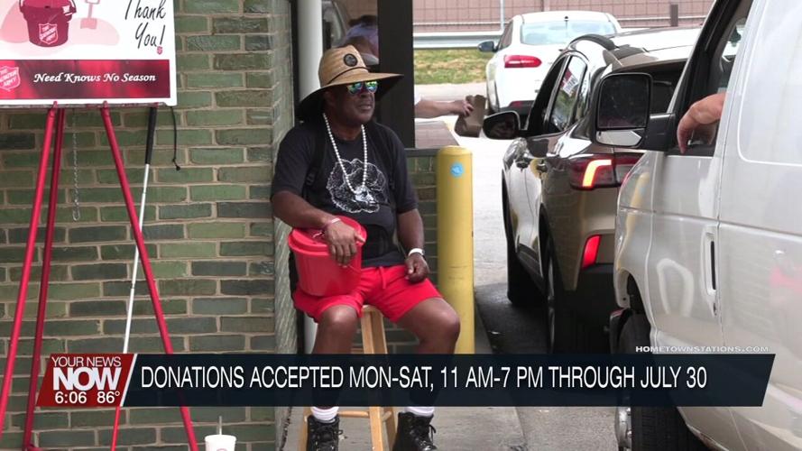 The Salvation Army kicks off their Christmas in July campaign