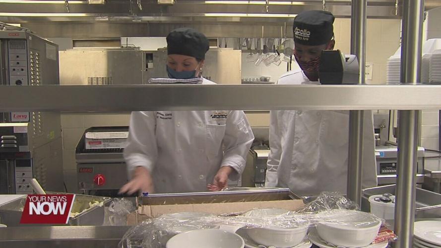 Student operated Garden Café at Apollo Career Center reopens