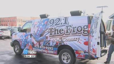 92.1 The Frog donates toys to Allen County Childrens Services