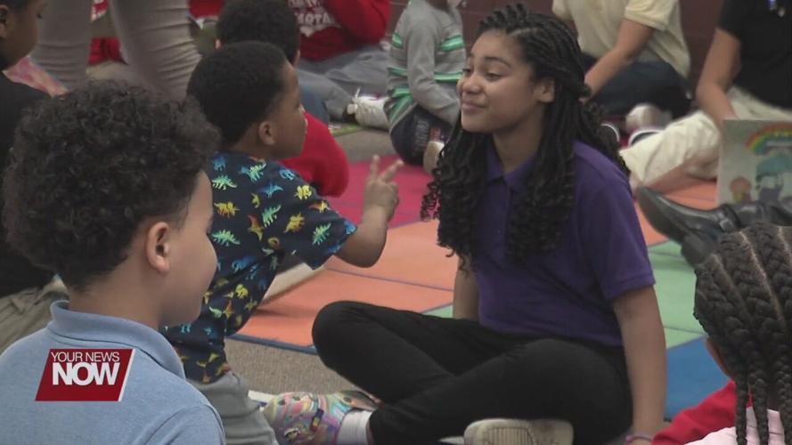 Unity Elementary 4th Graders help share joy of reading to preschoolers