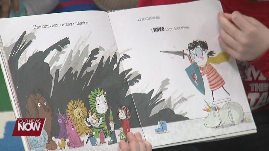 Unity Elementary 4th Graders help share joy of reading to preschoolers