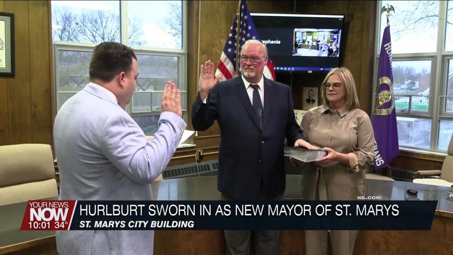 Hurlburt sworn-in as St. Marys new mayor