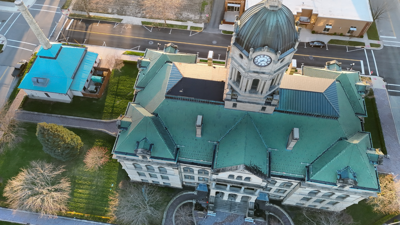 Auglaize County officials take first steps to repair courthouse roof after windstorm