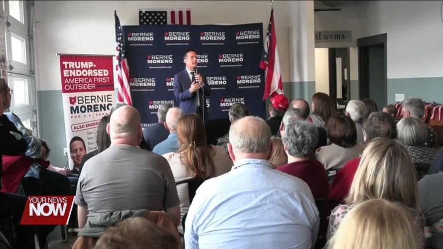 Bernie Moreno campaigns in Ottawa ahead of election