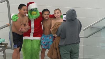 Families enjoy holiday movie fun in YMCA Pool