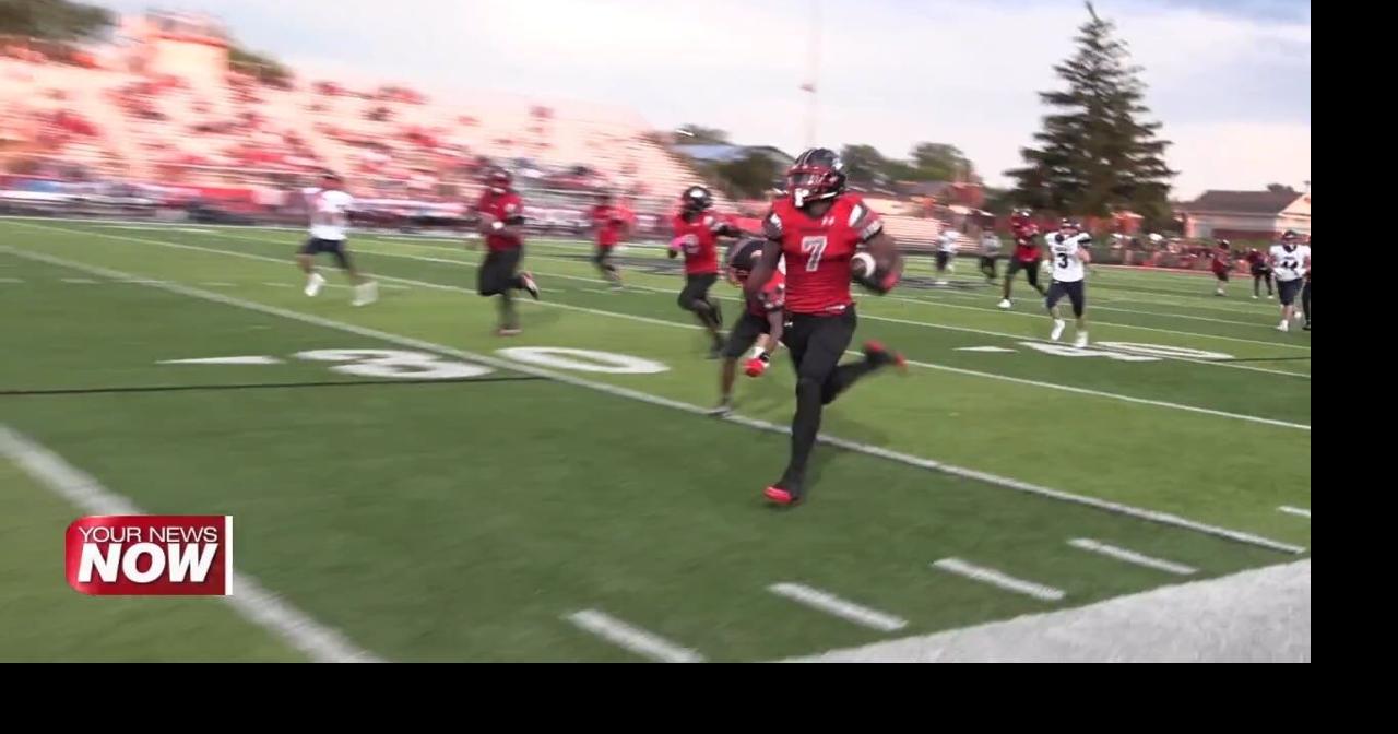 Play of the Week 08/23/26: Lima Senior's Da'Kaden Taylor powers through for 71-yard touchdown