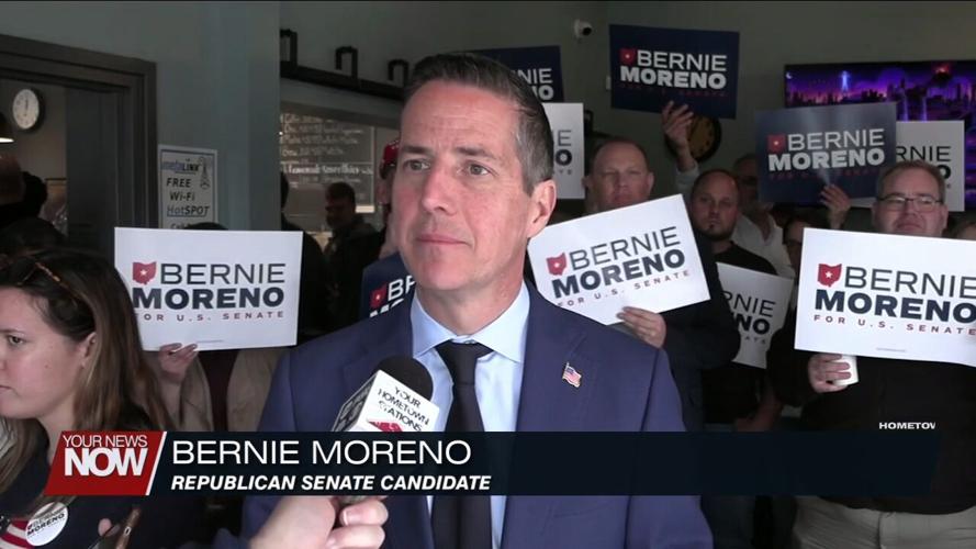 Bernie Moreno campaigns in Ottawa ahead of election
