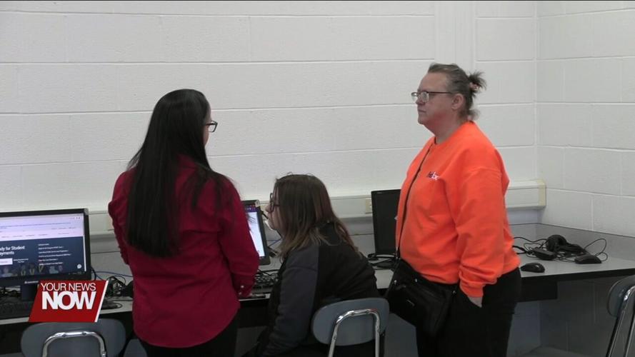 Lima City Schools Seniors get help filling out their FAFSA forms