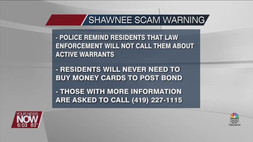 Shawnee Township Police Department receive complaints of phone scam