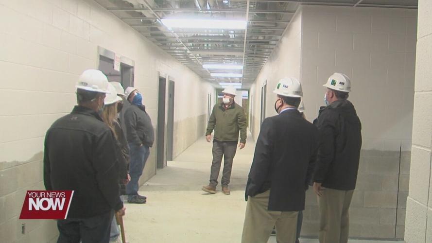 Elida Board of Education tours new elementary school construction