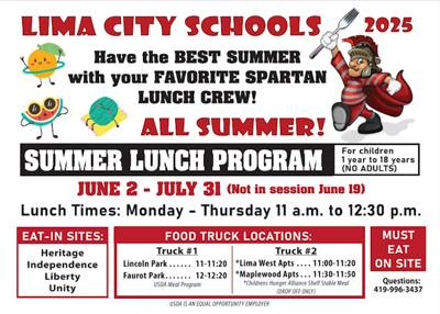 LCS Summer Lunch Flyer