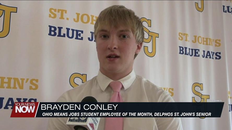 Brayden Conley named April 2024 Student Employee of the Month by OhioMeansJobs Allen County