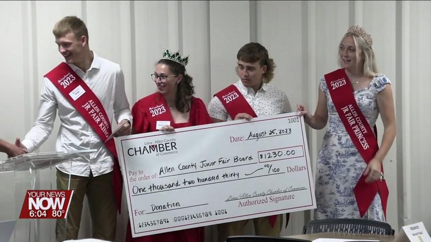 Agri-Business Committee makes a donation to the Allen County Junior Fair Board
