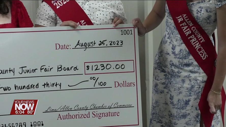 Agri-Business Committee makes a donation to the Allen County Junior Fair Board