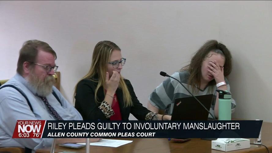 Riley pleads guilty to involuntary manslaughter and child endangerment