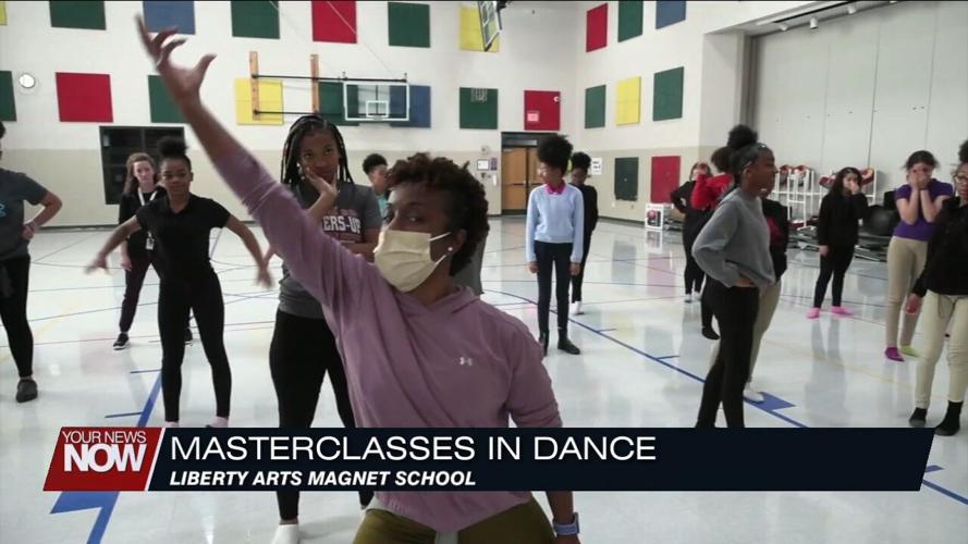 Professional dancer shares her art with students at Liberty Arts Magnet